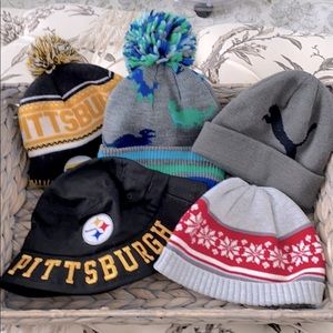 EUC/NWOT Bundle of 5 Toddler Beanies/Toboggans!!